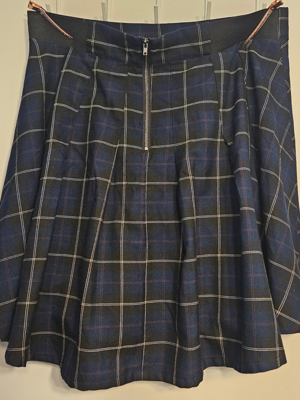 Torrid Mini Twill Pleated Skater Skirt, Size 1 (1X/14-16) - Picture 3 of 5